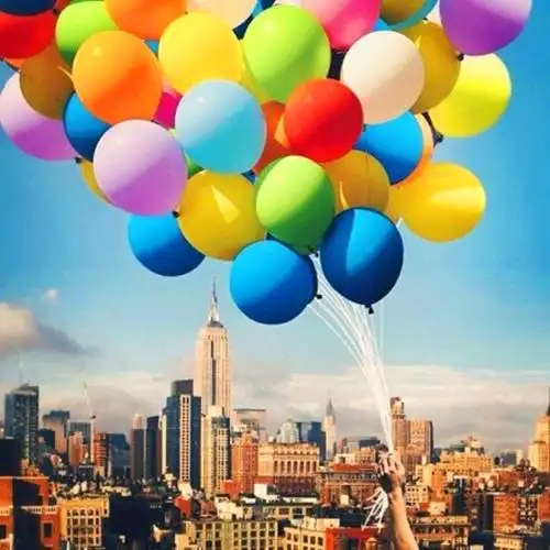 气球唯美图片_简单意境的唯美气球