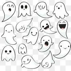 可爱又简单的幽灵简笔画(可爱的女孩幽灵怎么画简笔画) -【爱个性】