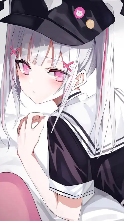 萌系治愈动漫美女手机壁纸