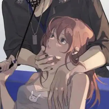 高冷霸气浪漫的动漫情头男女两张图片 超级惊艳的手绘动漫情头_情侣