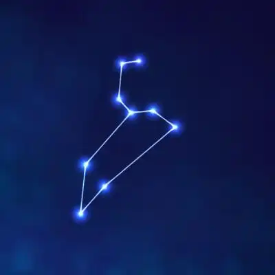 狮子座 好看发光的星座连线图