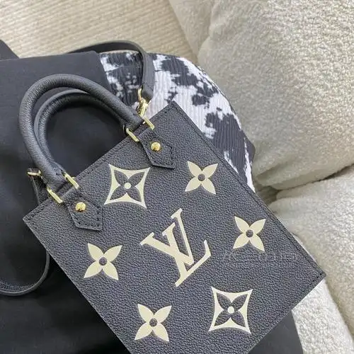 lv琴谱包petitsacplat琴谱包minitote黑白牛皮压花m57937