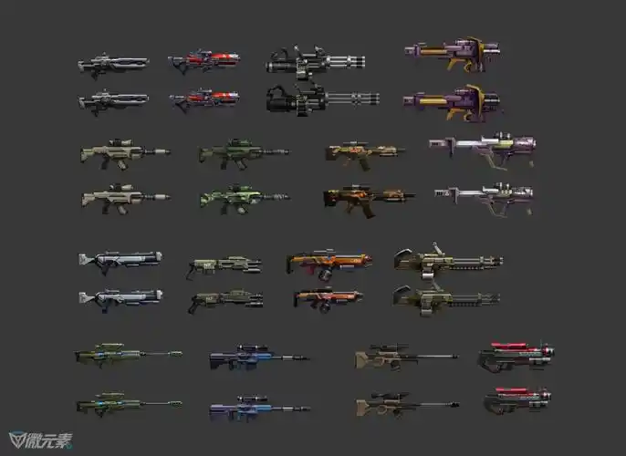 撸一套科幻系枪械武器