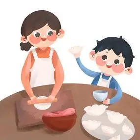 新年新春节日包饺子图片_手绘卡通设计图片_55张设计图片_红动中国