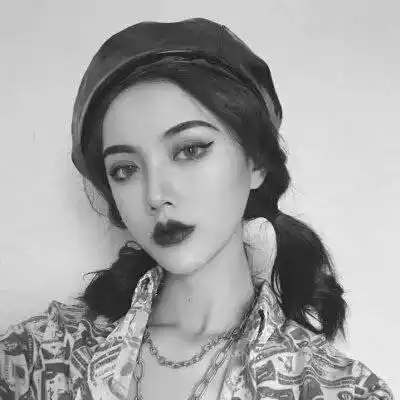 黑白女头像伤感高冷丧 黑白系超酷女头