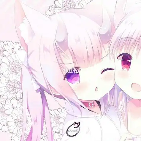 动漫闺蜜头可爱少女姐妹头像