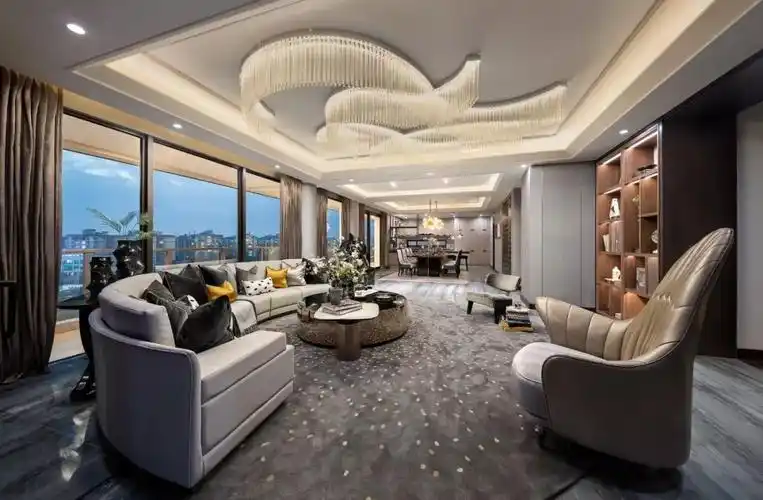 [分享]顶奢大平层系列,勾勒优雅都市现代生活态度