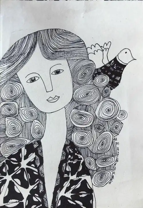 基础 第16课 线描装饰画