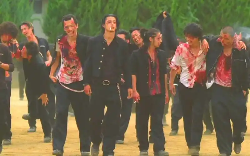 打架还得看不良理发师小栗旬沫子另类爆笑解说日本热血电影热血高校2