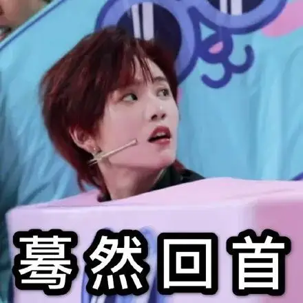 表情包:综艺感好棒的陆柯燃表情包来啦