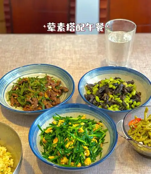 健康午餐荤素搭配营养均衡抗氧化