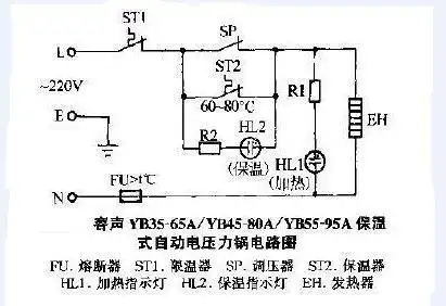 半球机械电饭锅原理图