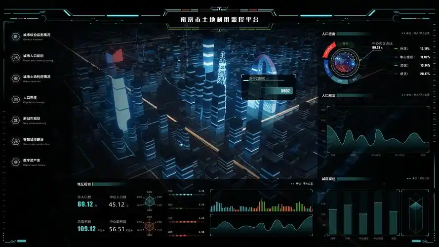 科技感大屏|ui|软件界面|掉了via - 原创作品 - 站酷 (zcool)