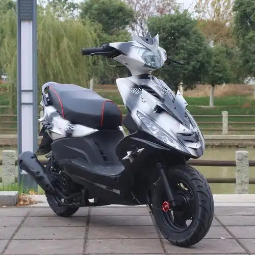 澳派全新改装轮毂灯鬼火摩托车白幽灵整车125cc燃油助理国四电喷跑车