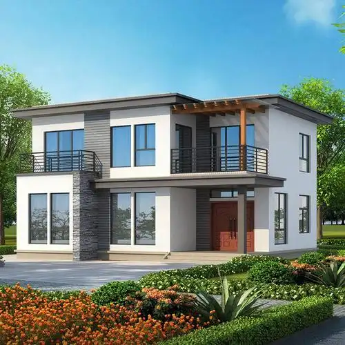 二层简单的农村自建房推荐开间进深126x10