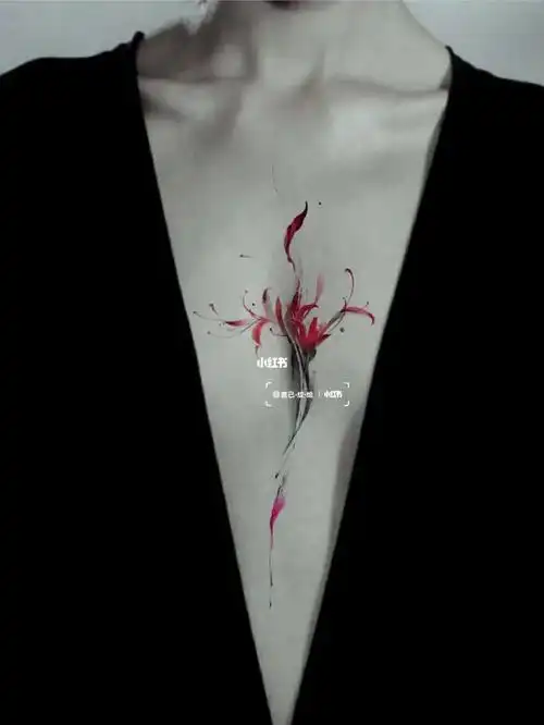 彼岸花成都纹身手稿