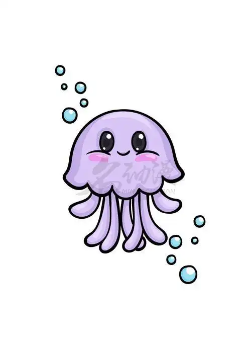 q版水母如何画才像q版水母绘画小教程