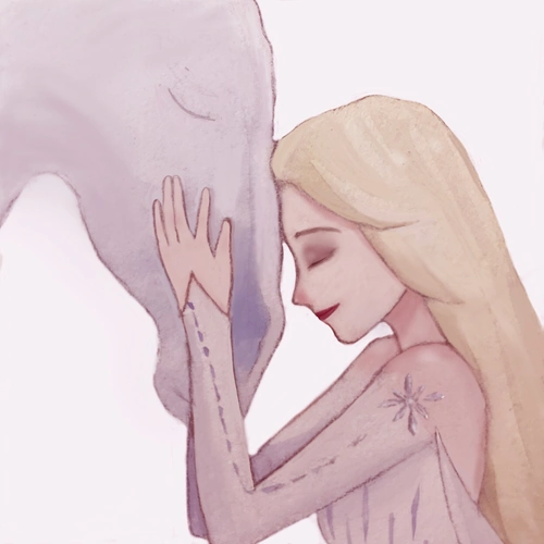 冰雪奇缘2# 艾莎 头像.