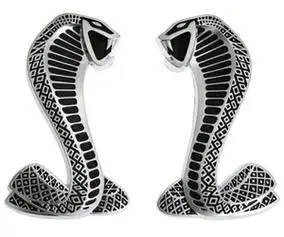 眼镜蛇车标适用于福特野马 abs车标3d 汽车立体改装车标