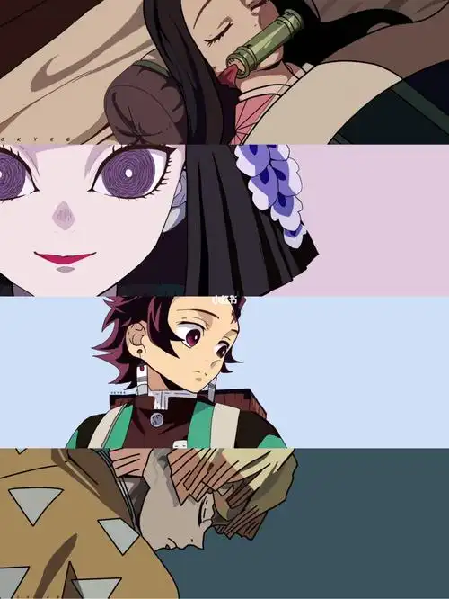 鬼灭之刃|描摹/壁纸/头像(ipad手绘)_壁纸_ipad_鬼灭之刃_手绘_头像