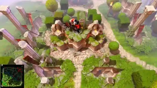 游迅网_《dota2》ti6小红本奖励地图"不朽庭院"