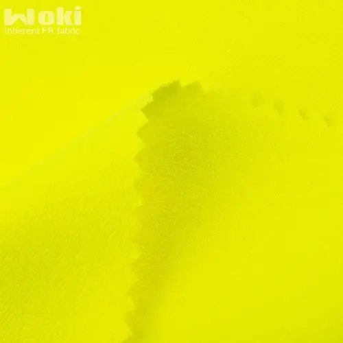 荧光黄双面汗布棉毛布,永久阻燃功能性面料(详情请咨询客服)