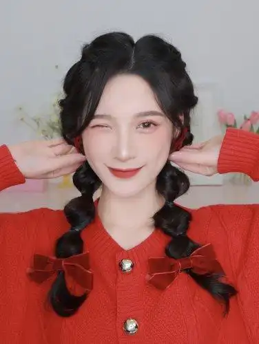 新年发型合集长辈都爱看的减龄编发3