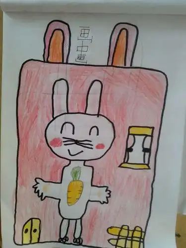 殷都区水冶镇南关小学一四班社团课主题《手形添画》《画中画》