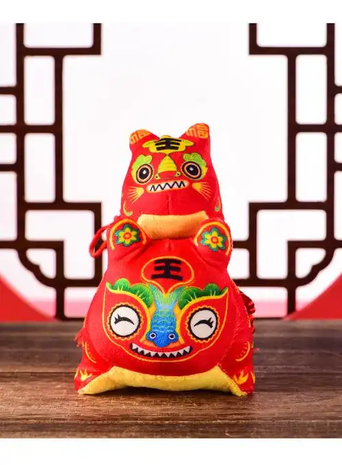 小布老虎挂件玩偶老虎年新年挂饰中国风民间工艺品吉祥物摆件礼品