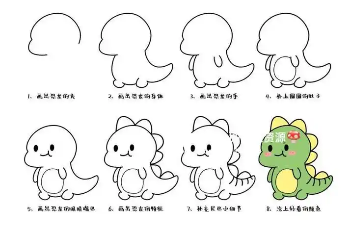 可爱幼儿园漫画简笔画可爱