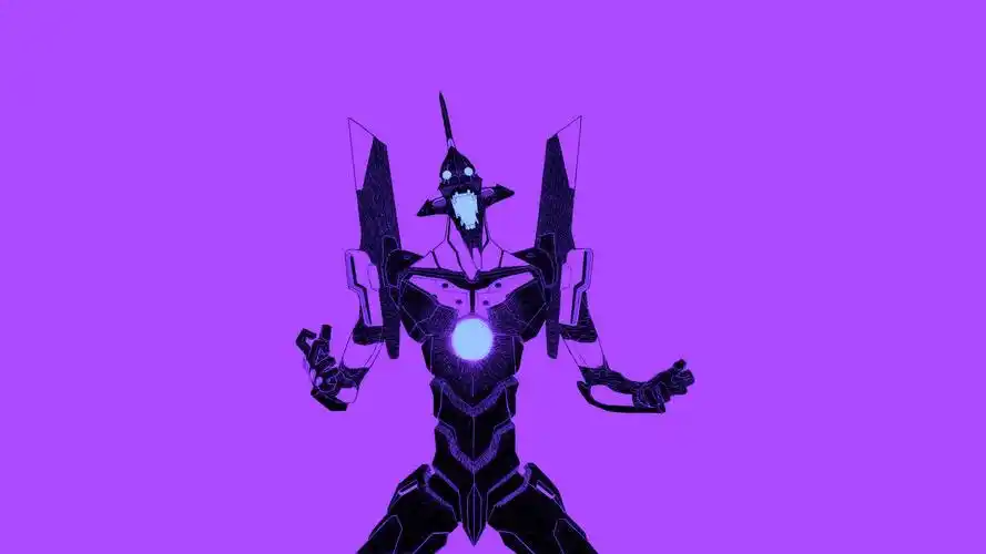 evaunit01purplebackgroundsimplebackgroundanimepurple壁纸图片