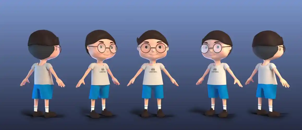 三维角色卡通人物形象设计动漫制作片头动画毕业设计|三维|人物/生物|