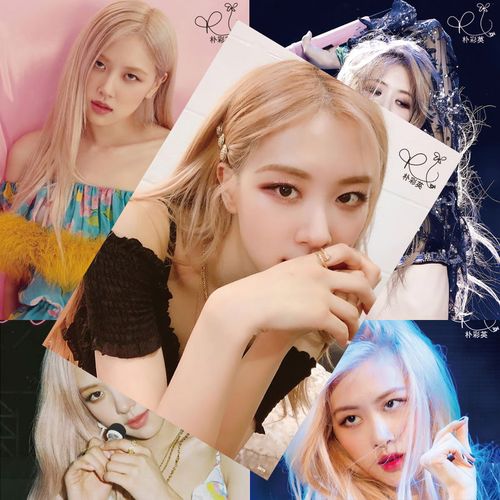 朴彩英rose海报全新blackpink单人周边亲笔签名宿舍墙贴卧室壁纸