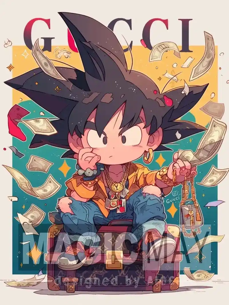 七龙珠丨潮牌小悟空.#高清图片 #七龙珠 #手机墙纸 - 抖音