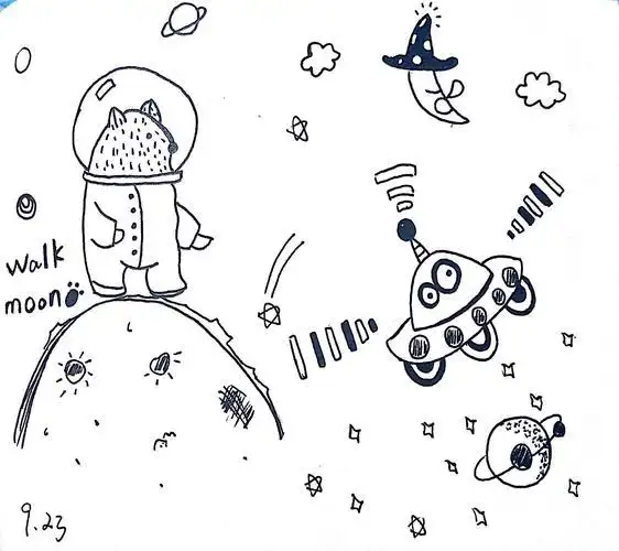 简笔画我梦中的世界