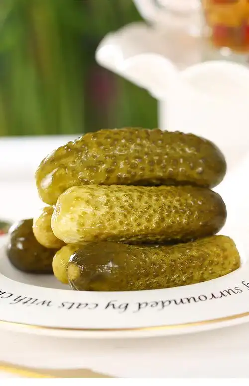 俄罗斯风味酸黄瓜酸柿子腌小黄瓜青瓜爽口菜汉堡烤肉配菜瓶装组合 酸