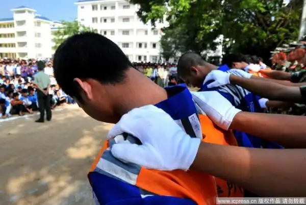 高清三亚召开公捕公判大会两案犯被枪决