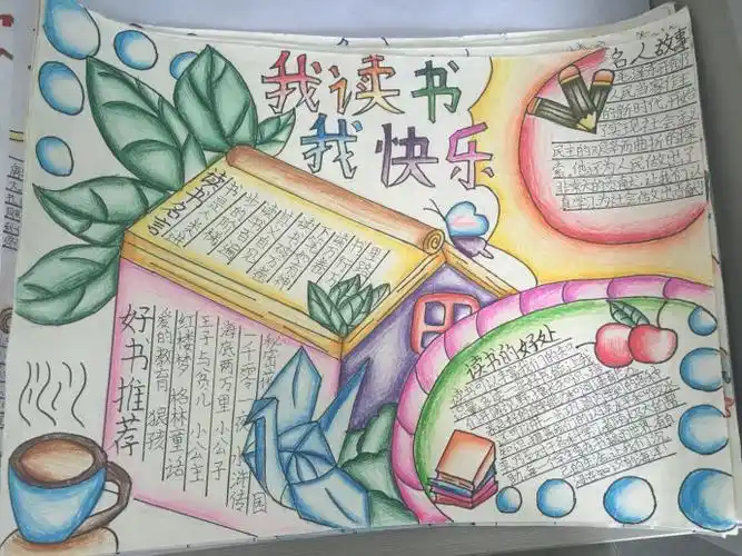 六年级一等奖读书卡手抄报一等奖手抄报