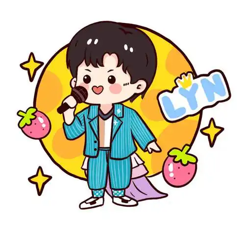 官宣啦中秋q版卡通专门给老大画的,送给老大@摩登兄弟刘宇宁和可爱的