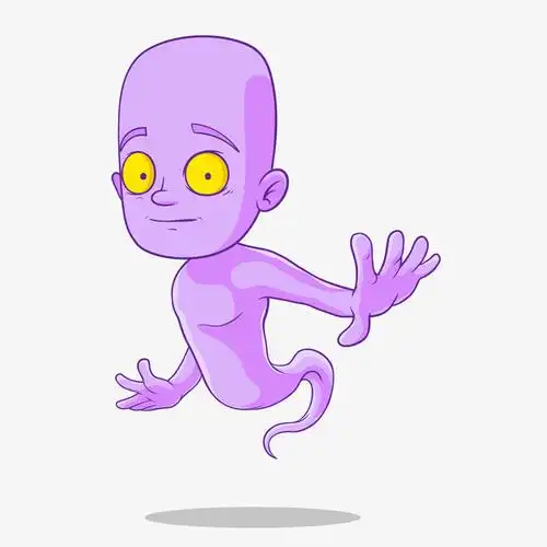 卡通鬼魂矢量图下载