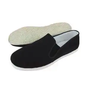 优质春秋礼服尼千层底透气方口一脚蹬懒汉鞋老北京男单鞋休闲布鞋