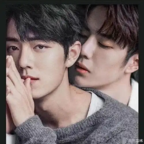 11月13日,汪林海又发了一组cp粉p的王一博肖战的亲密合照,不可避免地