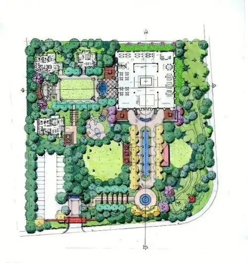 马克笔手绘  #园林景观  #灵魂画手  #景观设计考研  #景观平面纪