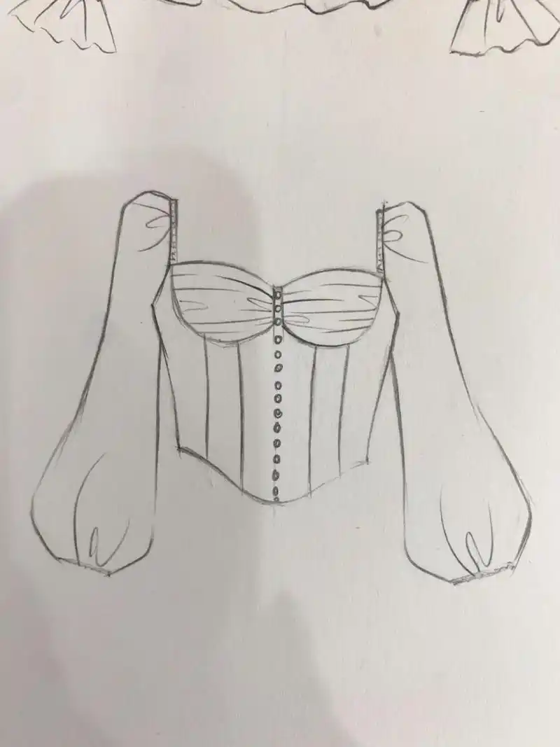 服装设计 | 一组法式小上衣手绘款式图7315 来啦来啦～想我了吗?