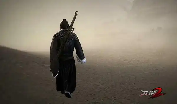 图4:仗剑行于荒漠之间,英雄悲情,从此江湖不远