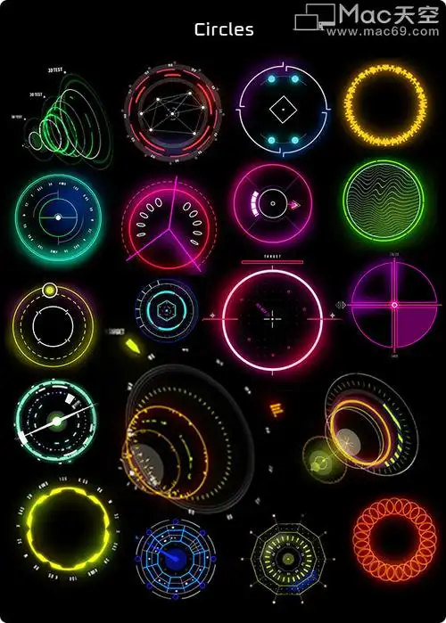 赛博朋克元素hud霓虹发光科技元素ae模板_ae赛伯朋克素材下载-csdn博