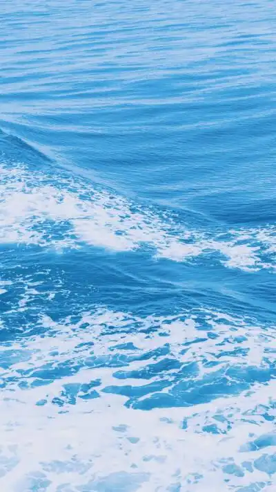 蓝色系少女图片