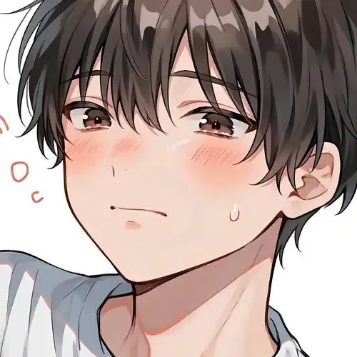 脸红害羞ing 亲们,看看这款动漫男生头像,是不是超级可爱