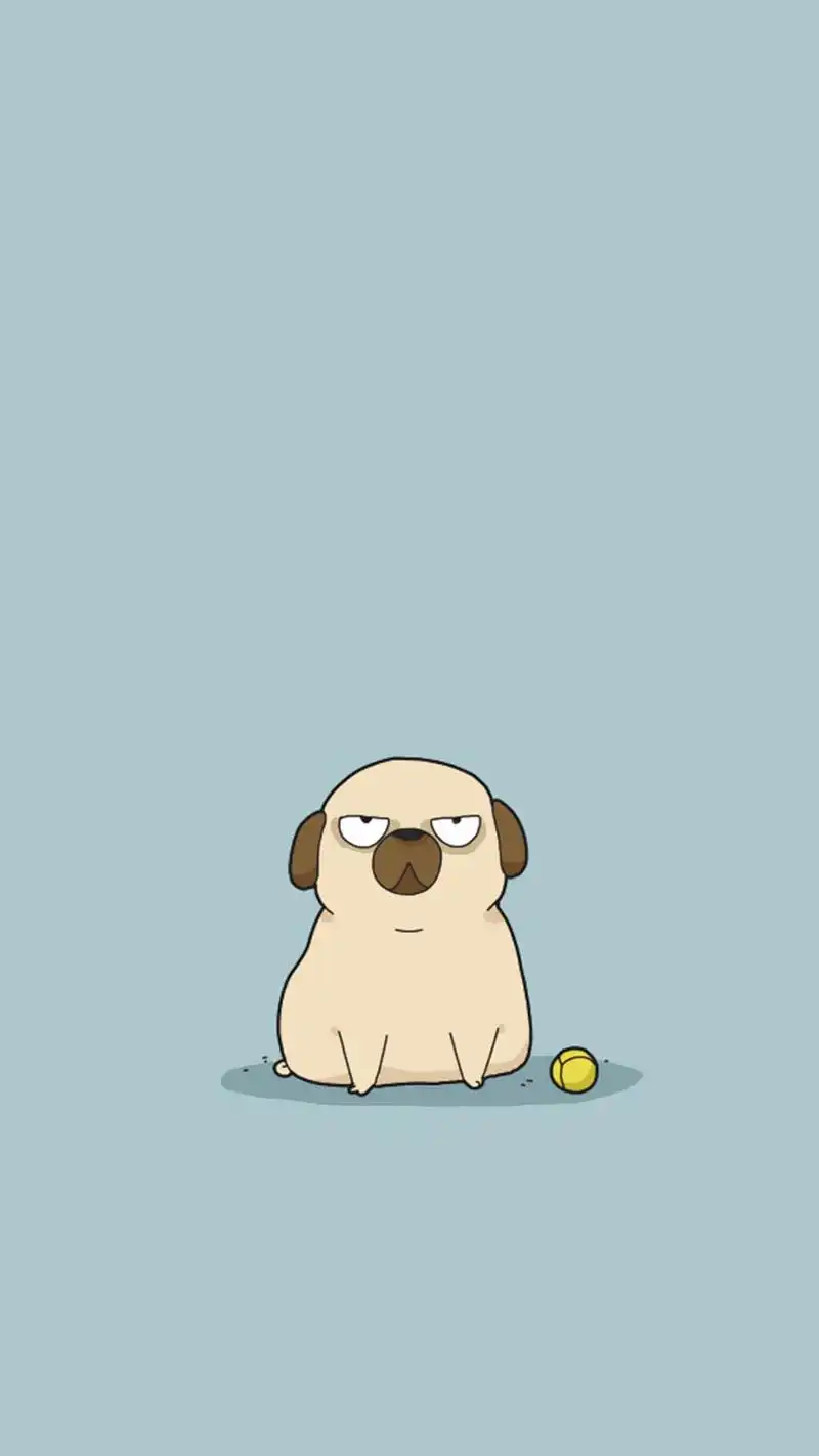 可爱狗狗汪星人卡通动漫手机壁纸