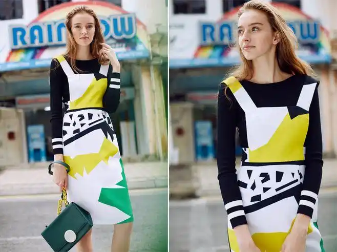 色块连衣裙_价格_图片_评价-太平鸟女装collection官方商城pb89.com